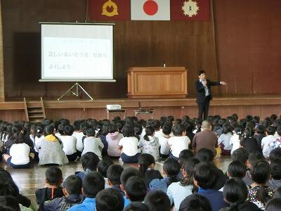 全校朝会１