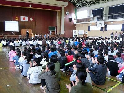 全校朝会２