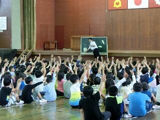全校朝会6月校長先生のお話