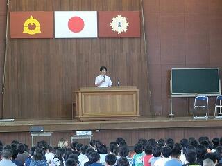 校長先生のお話