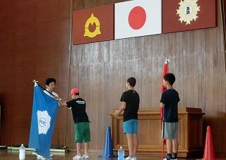 団旗授与② 団旗授与②