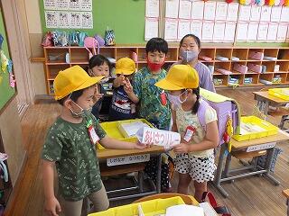 あいさつリレー