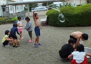 ２組シャボン玉