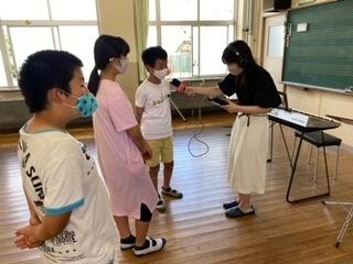 インタビューの様子