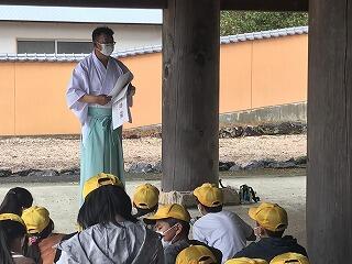 宮司さんの講話