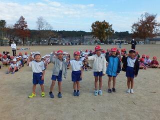 １年生上位男女３名