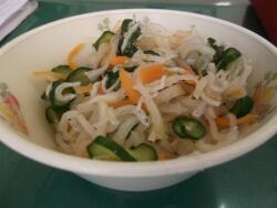 千切り大根の酢の物