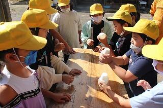 バター作り体験