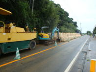 通浜の災害現場