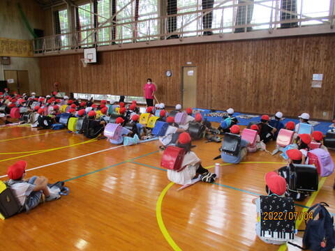 全体指導の様子