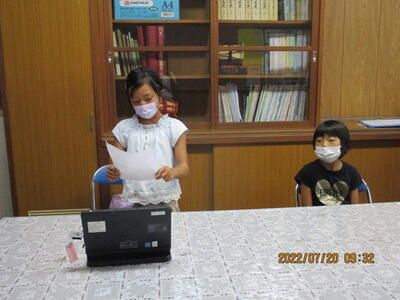 2年代表児童作文発表