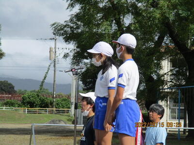 成績発表の練習