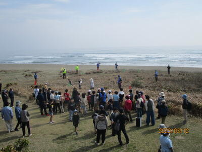伊倉ケ浜海岸到着