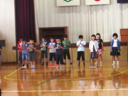 一郎さんの牧場で