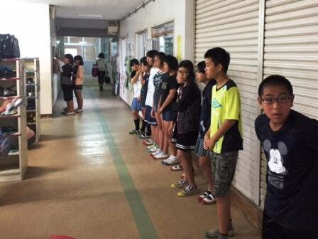 朝のあいさつ運動１