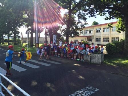 7月11日朝のあいさつ運動