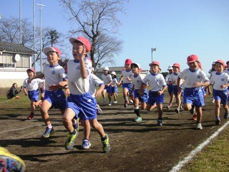 持久走大会のスタート
