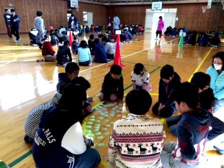 百人一首大会の全景