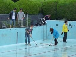 子どものためにゴシゴシ