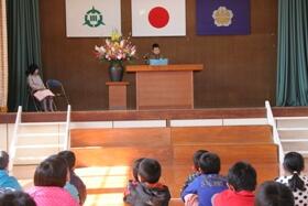 １年生代表児童のことば