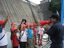 切原ダムで学習 切原ダムで学習