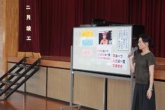 生徒指導のお話は、ボランティアについていでした。