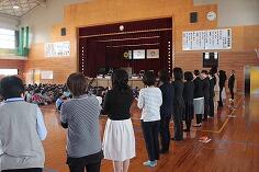 始業式のようす