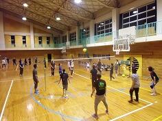 民バレー大会のようす