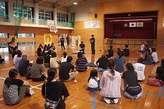 ＰＴＡ心肺蘇生法講習のようす