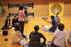 ＰＴＡ心肺蘇生法講習のようす