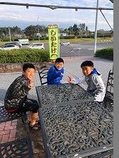 桜島サービスエリアにて