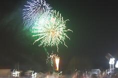 花火大会のようす