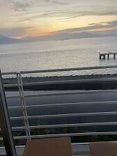 ホテルからの朝日