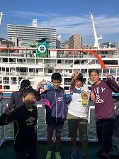 桜島フェリーにて 桜島フェリーにて