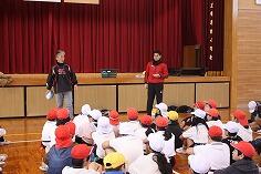 タグラグビーの学習のようす