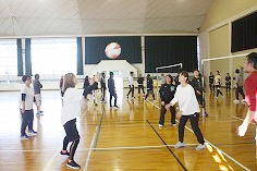ＰＴＡミニバレー大会のようす