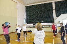 ＰＴＡミニバレー大会のようす