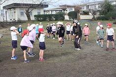 なわとび運動のようす