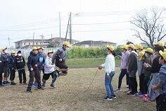 なわとび運動のようす