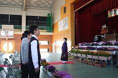 卒業式のようす