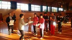 表彰式のようす