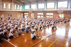 全体練習のようす