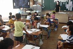 １年生の授業のようす