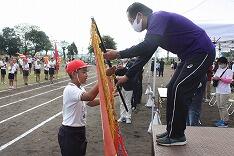 優勝旗授与（赤団）