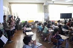 参観授業のようす（２年）