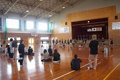 南っ子太鼓の発表のようす（４年）