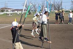 竹馬大会のようす