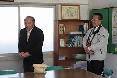 会長さんと局長さんのお話