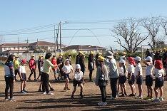 なわとび練習のようす