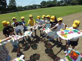 みんなで見せ合いました